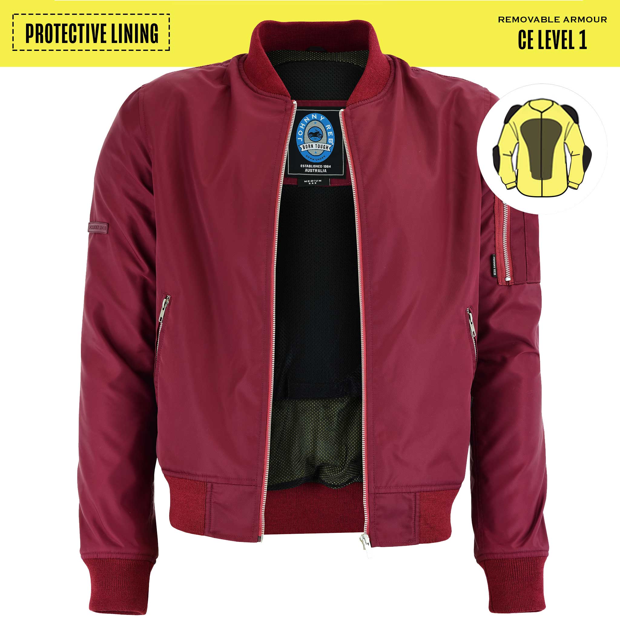 Men's Protective Bomber Jacket