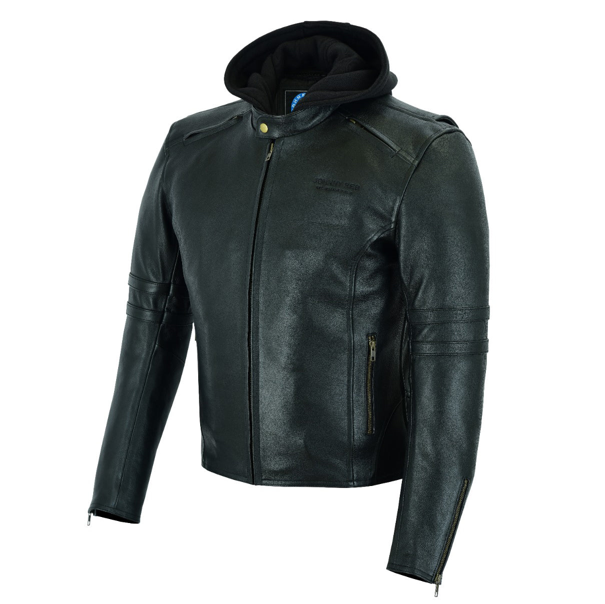 Men's Hawkesbury Leather Jacket | Removable Hood